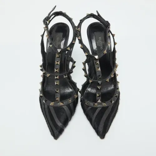 Pre-owned Leather heels , female, Sizes: 7 UK - Valentino Vintage - Modalova