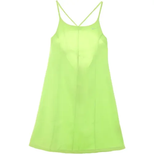 Sportswear Icon Clash Dress Lime , female, Sizes: L, S, M, XS - Nike - Modalova