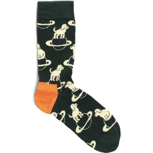 Grüne Planet Dog Socken - Happy Socks - Modalova