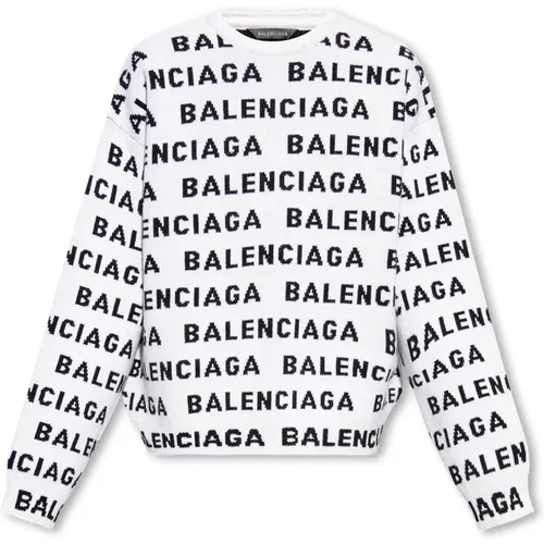 Pullover mit Logo Balenciaga - Balenciaga - Modalova