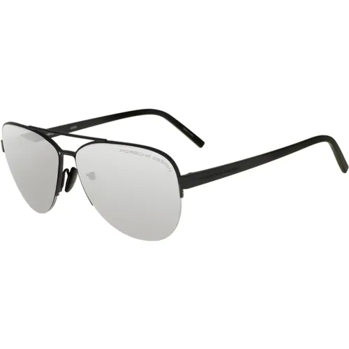 Matte /Grey Silver Sunglasses , unisex, Sizes: 60 MM - Porsche Design - Modalova