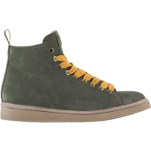 P01 Ankle Boot Suede Microfibre Lining Military -Yellow , male, Sizes: 11 UK, 6 UK - Panchic - Modalova