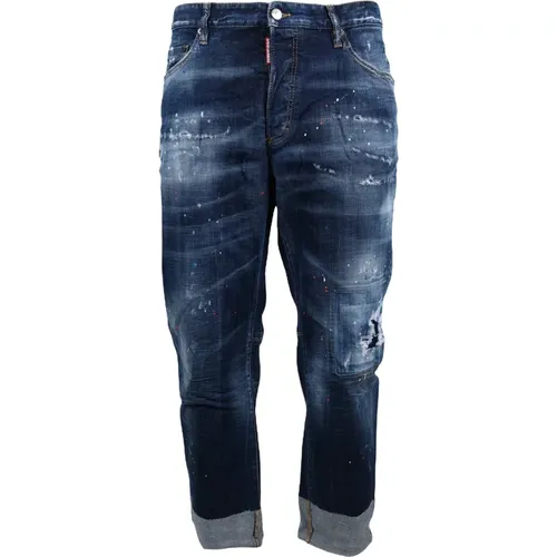 Zeitlose Gerades Jeans für Männer , Herren, Größe: L - Dsquared2 - Modalova
