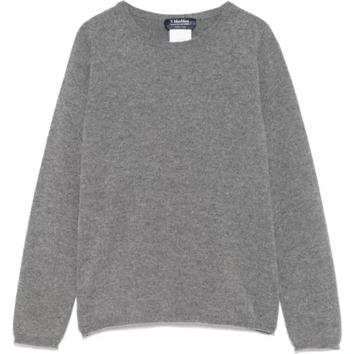 Luxurious Grey Cashmere Sweater , female, Sizes: S - Max Mara - Modalova