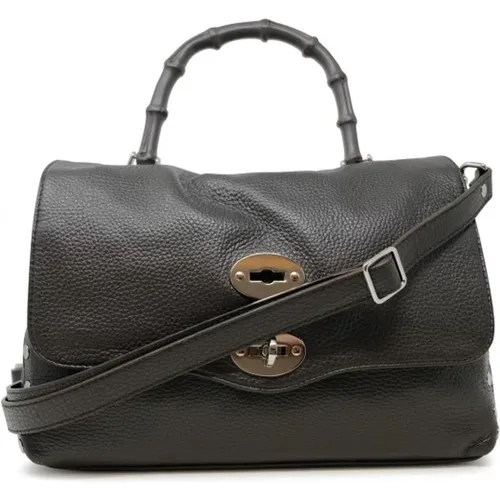 Braune Schultertasche Elegante Lederhandtasche - Zanellato - Modalova