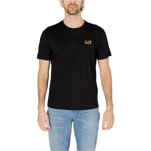 Herren T-Shirt - Frühling/Sommer Kollektion , Herren, Größe: XL - Emporio Armani EA7 - Modalova