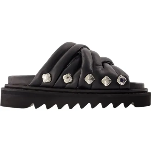 Leather Sandals - Slip-On Style , female, Sizes: 2 UK, 8 UK, 7 UK, 3 UK, 6 UK, 4 UK, 5 UK - Toga Pulla - Modalova