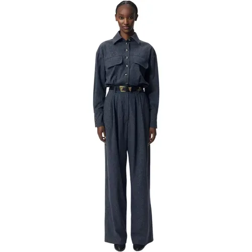 Arbeitsstil Jumpsuit mit Eleganz , Damen, Größe: S - Bizuu - Modalova