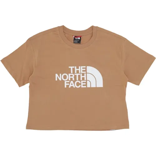 Almond Butter/White Cropped Easy Tee - The North Face - Modalova