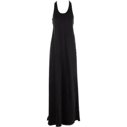 Sleeveless Logo Jacquard Maxi Dress , female, Sizes: S - Balenciaga - Modalova