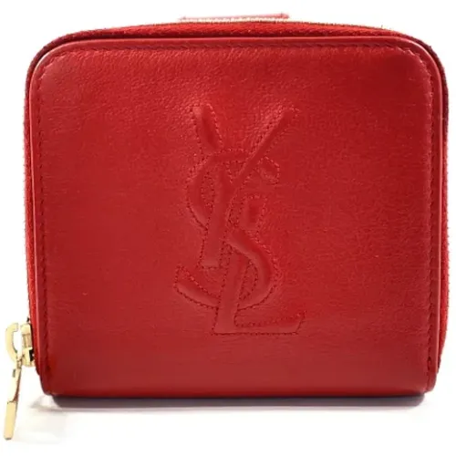 Pre-owned Leather wallets , female, Sizes: ONE SIZE - Yves Saint Laurent Vintage - Modalova