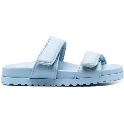 Leather Flat Sandals Perni11 , female, Sizes: 4 1/2 UK, 5 1/2 UK - Gia Borghini - Modalova