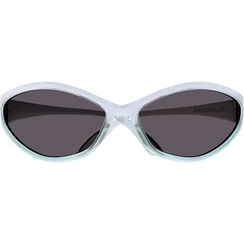 Graue Sonnenbrille für Frauen , Damen, Größe: ONE Size - Balenciaga - Modalova