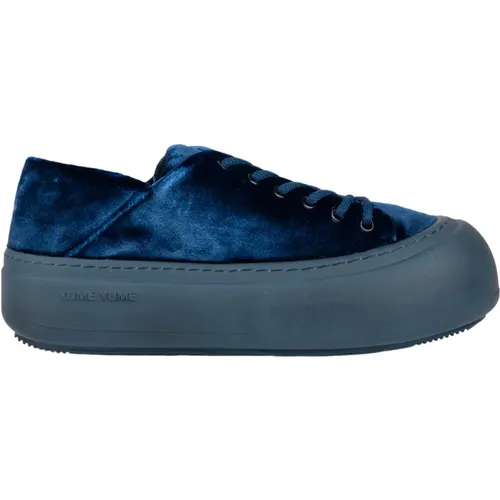 Goofy sneaker in blu , male, Sizes: 7 UK, 5 UK, 2 UK, 3 UK, 9 UK, 10 UK - Yume Yume - Modalova