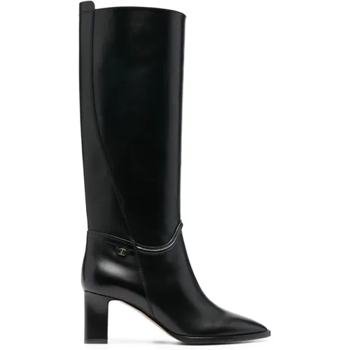 Casual Closed Mid Heel Boots , female, Sizes: 5 1/2 UK, 4 UK, 3 1/2 UK, 3 UK, 5 UK, 4 1/2 UK, 6 UK, 6 1/2 UK - Salvatore Ferragamo - Modalova