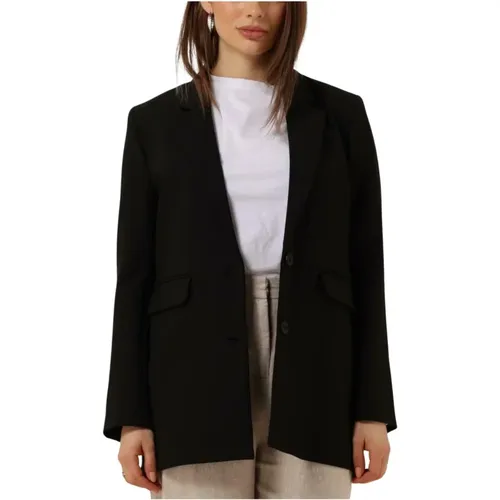 Schwarzer Lässiger Blazer , Damen, Größe: XS - Selected Femme - Modalova