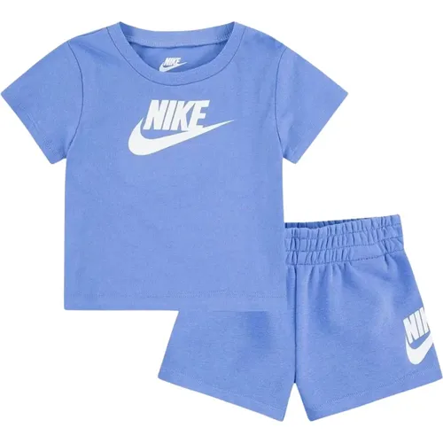 Blaues Baby-Outfit mit Logo-Print - Nike - Modalova