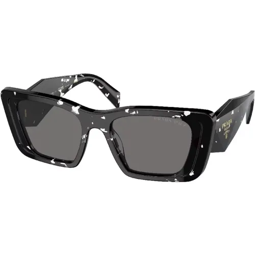 Carey Sunglasses with Polarized Dark Grey , female, Sizes: 51 MM - Prada - Modalova