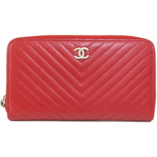 Pre-owned Leather wallets , female, Sizes: ONE SIZE - Chanel Vintage - Modalova