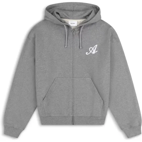 Maine Zip-Up Hoodie , Herren, Größe: M - Axel Arigato - Modalova