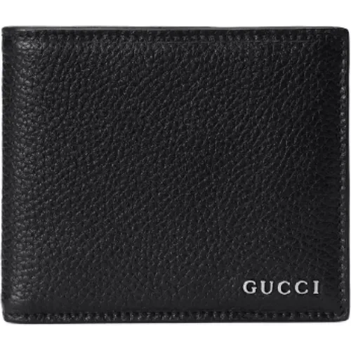 Leather Wallet with Logo Plaque , unisex, Sizes: ONE SIZE - Gucci - Modalova
