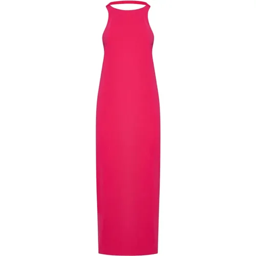 Fuchsia Dresses for a Stylish Look , female, Sizes: L, M - Blanca Vita - Modalova