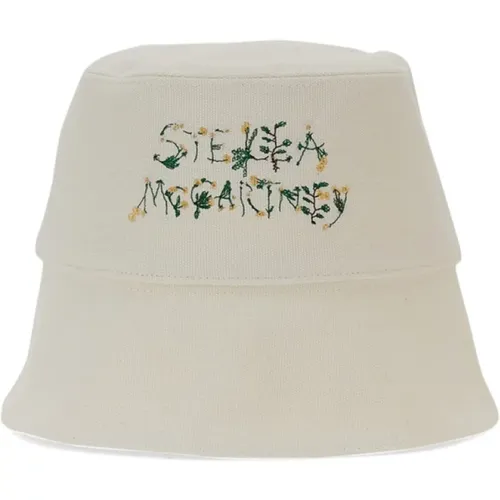 Logo Bucket Hat mit Kontrastnähten - Stella Mccartney - Modalova