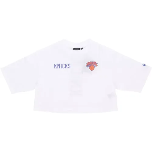 NBA Team Logo Crop Tee , Damen, Größe: XS - new era - Modalova