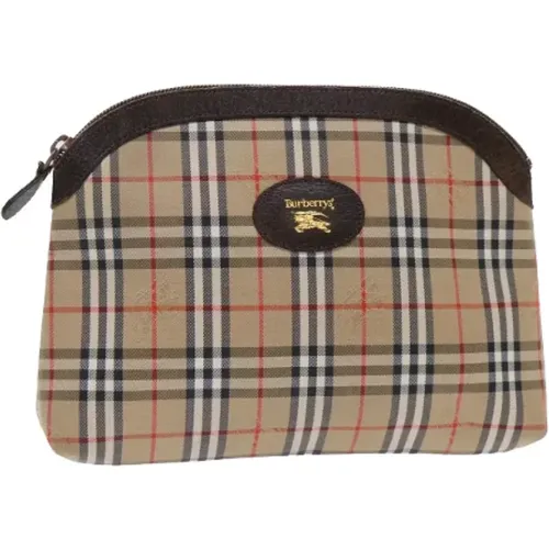 Pre-owned Canvas pouches , female, Sizes: ONE SIZE - Burberry Vintage - Modalova