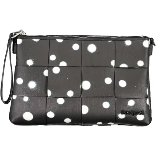 Polka Dot Handbag with Chain Strap , female, Sizes: ONE SIZE - Desigual - Modalova