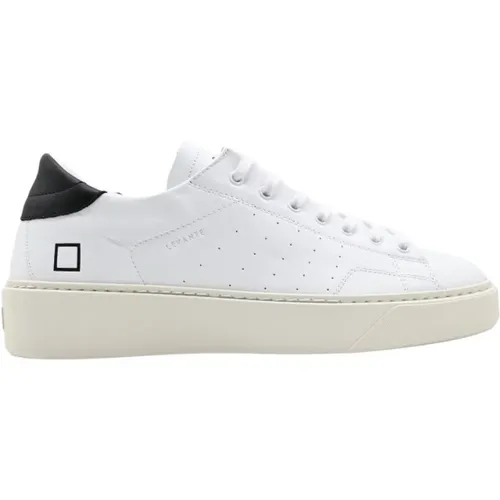 Levante Calf Sneakers - Black , male, Sizes: 8 UK - D.a.t.e. - Modalova