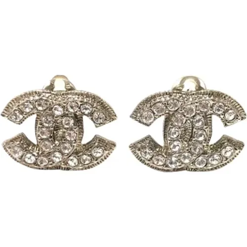 Pre-owned Metal earrings , female, Sizes: ONE SIZE - Chanel Vintage - Modalova