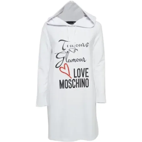 Pre-owned Cotton dresses , female, Sizes: S - Moschino Pre-Owned - Modalova