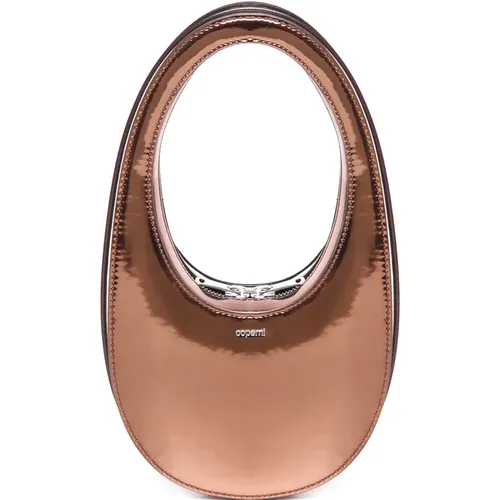 Copper Mini Swipe Bag with Mirror Polishing , female, Sizes: ONE SIZE - Coperni - Modalova