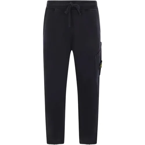 Cotton Jogging Trousers Elasticized Waist , male, Sizes: L - Stone Island - Modalova