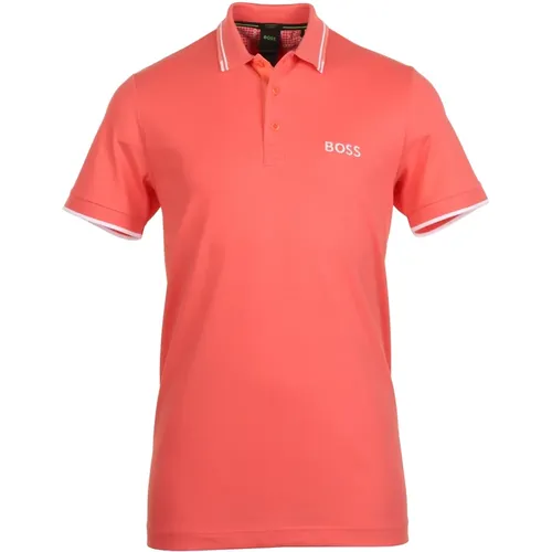 Herren Polo Shirt mit 3D Streifen , Herren, Größe: S - Hugo Boss - Modalova