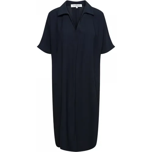 Marine Ausgestelltes Kleid , Damen, Größe: M - &Co Woman - Modalova