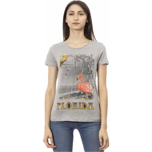 T-Shirts , Damen, Größe: XS - Trussardi - Modalova