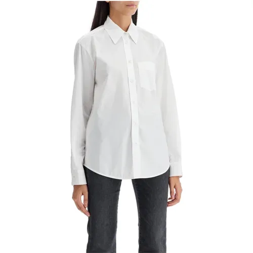 Classic Poplin Shirt for Men , female, Sizes: XS, M, S - pinko - Modalova