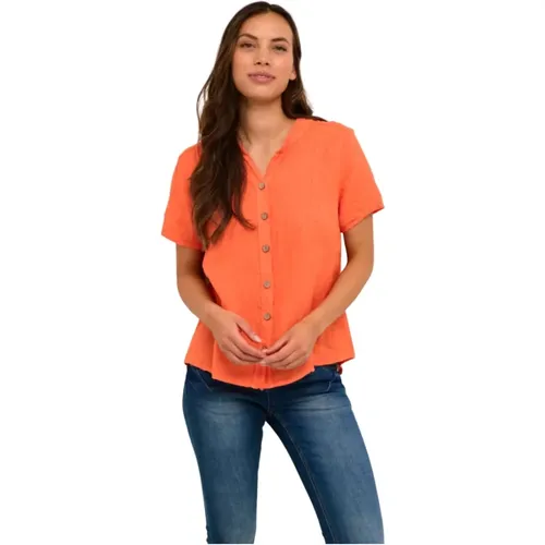 Shirts , Damen, Größe: XS - Cream - Modalova