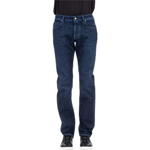 Bequeme Denim Jeans mit Einzigartigen Details , Herren, Größe: W33 - Jacob Cohën - Modalova