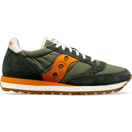 Wald/Orange Jazz Original Sneakers , Herren, Größe: 40 EU - Saucony - Modalova