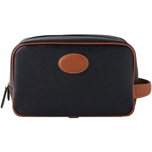 Scotchgrain Wash Case , unisex, Sizes: ONE SIZE - Mulberry - Modalova