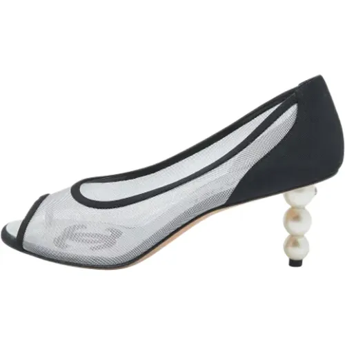 Pre-owned Mesh heels , female, Sizes: 6 UK - Chanel Vintage - Modalova