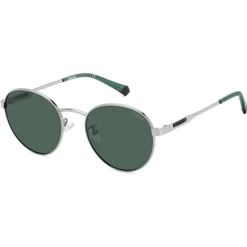Ruthenium/Green Sunglasses , unisex, Sizes: 52 MM - Polaroid - Modalova