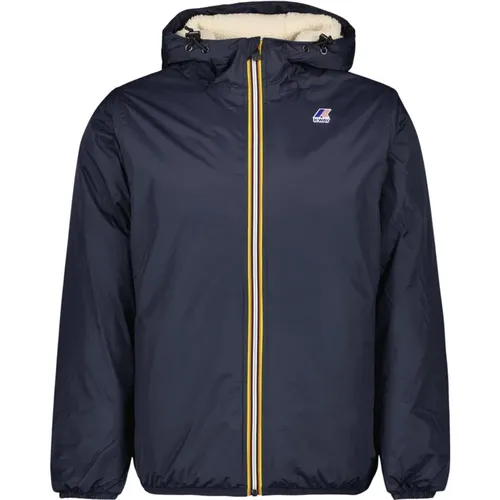 Waterproof Eiffel 3.0 Jacket Grey , male, Sizes: S, 2XL, M, XS, XL, L - K-way - Modalova