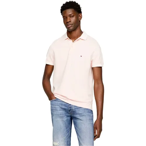 Kristall Polo Shirt , Herren, Größe: S - Tommy Hilfiger - Modalova