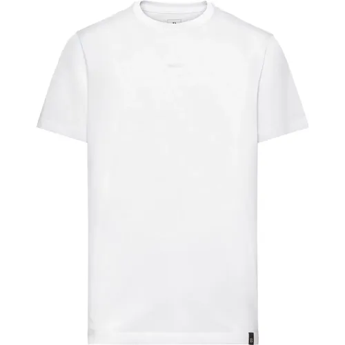 T-Shirt aus Stretch-Supima-Baumwolle , Herren, Größe: XL - Boggi Milano - Modalova