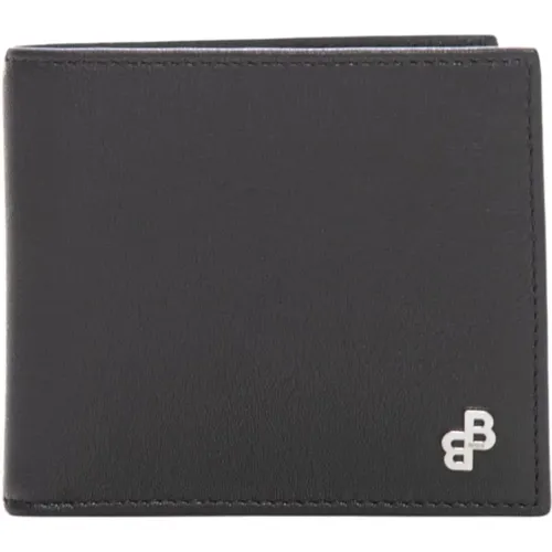 Bradley Leather Wallet with Multiple Compartments , male, Sizes: ONE SIZE - Boss - Modalova