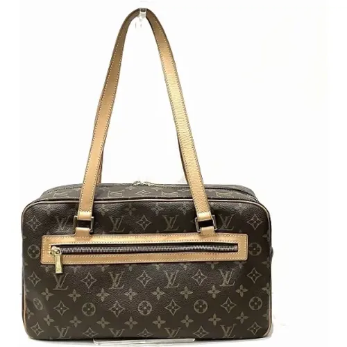 Pre-owned Canvas shoulder-bags , female, Sizes: ONE SIZE - Louis Vuitton Vintage - Modalova